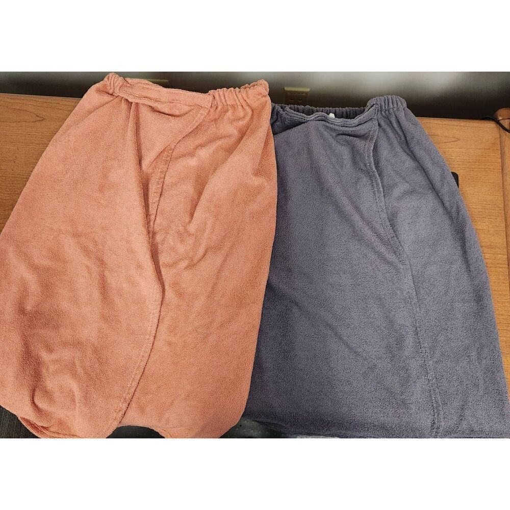 💕Gertex Wrap Spa Towel Large/ Extra Large Lots Of 2, peach and purple